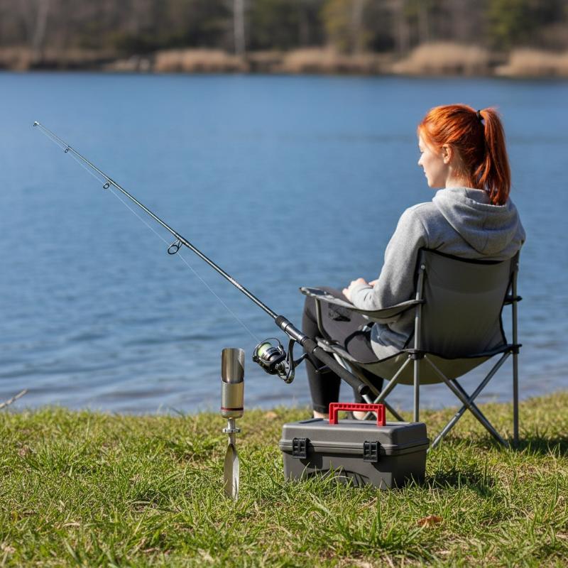 Fishing Rod Spinning - Universal Stainless Steel Fishing Rod Pole