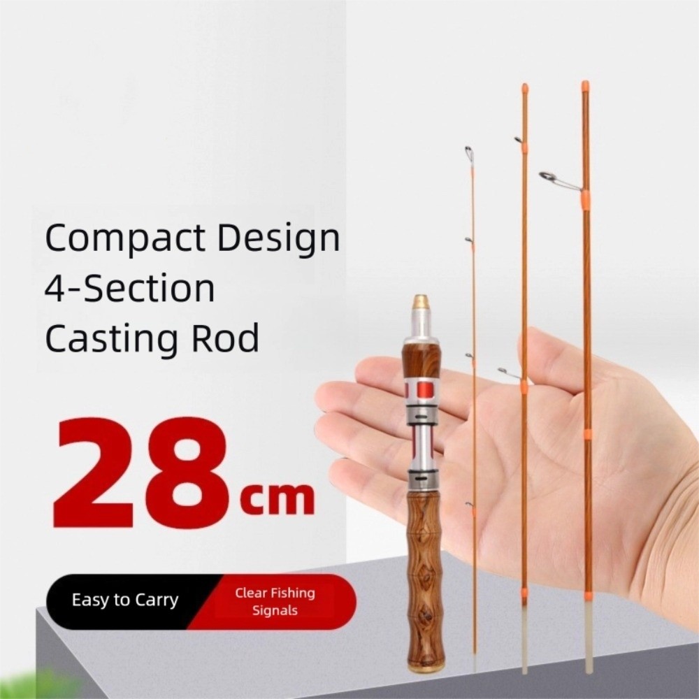 4 Sections Spinning Fishing Ro - Fishing Rod Ice review and price